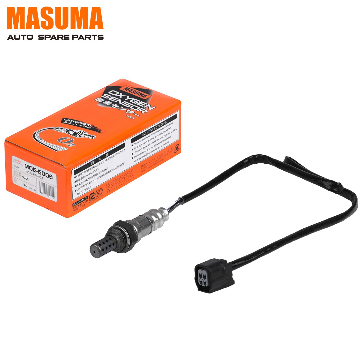 MOE-5006 MASUMA Auto Hardware Auto Electrical System Oxygen Sensor GX90 1GFE 36532-RRA-004 for HONDA CIVIC HYBRID FD2