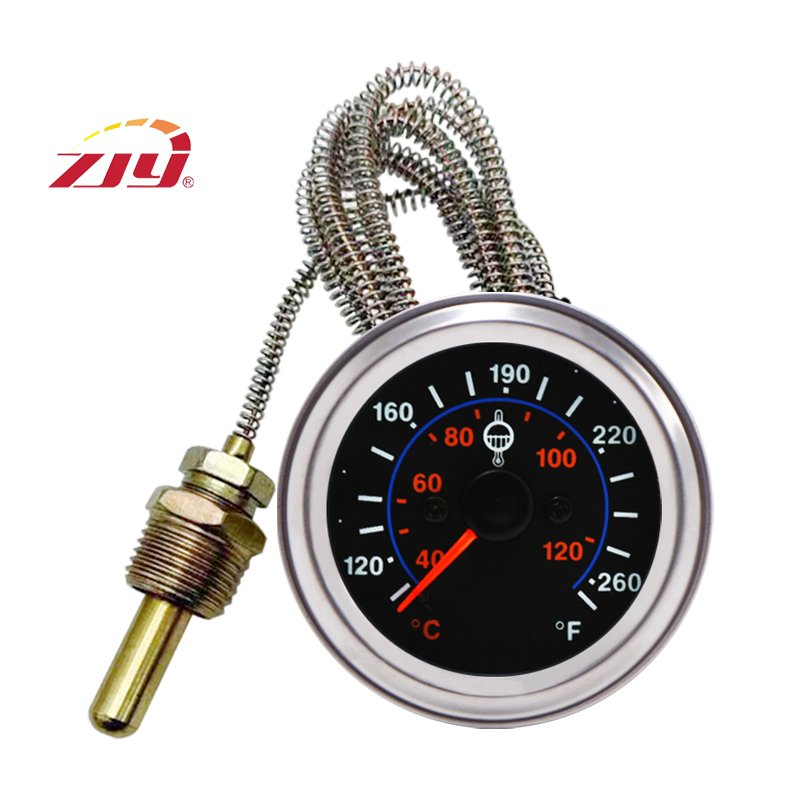 ZJY High Quality Veethree Series Water Temperature Gauge 120-260F 40-120C Adapter 1/2 For Car OEM:50835