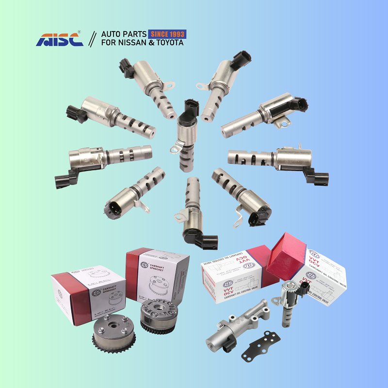 AISC Auto Parts VVT Sensor For NISSAN TOYOTA Japanese Car Part Oil Control Valve Variable Valve Timing Sensor and VVT Gear