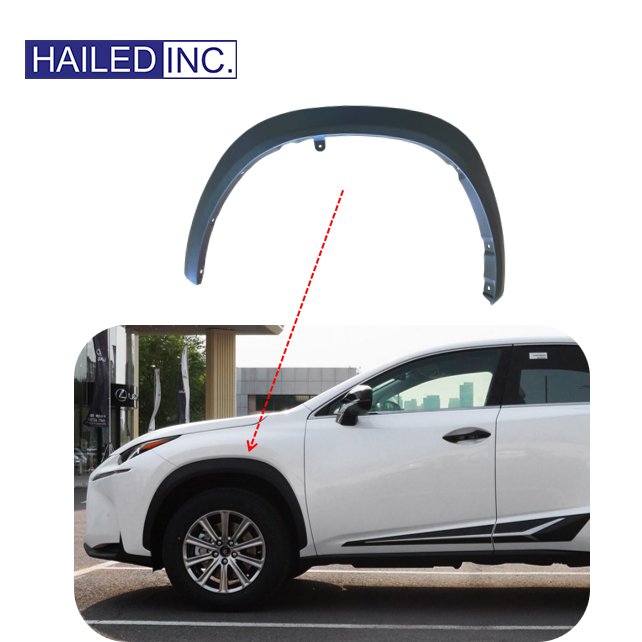 HAILED Car Front Wheel Housing Molding Fender Trim 75602-78010 Auto Body Kits System for Lexus NX200 NX200T NX300H 2014-2021