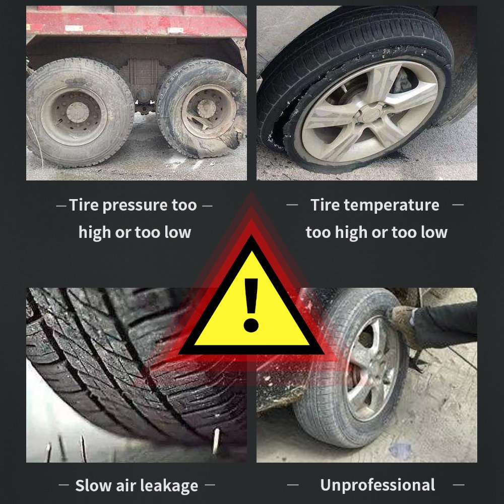 Truck Bus Lorry Solar TPMS LCD Display Tire Pressure Monitor System Tyre Pressure Monitor 0-12bar With 8 10 12 18External Sensor