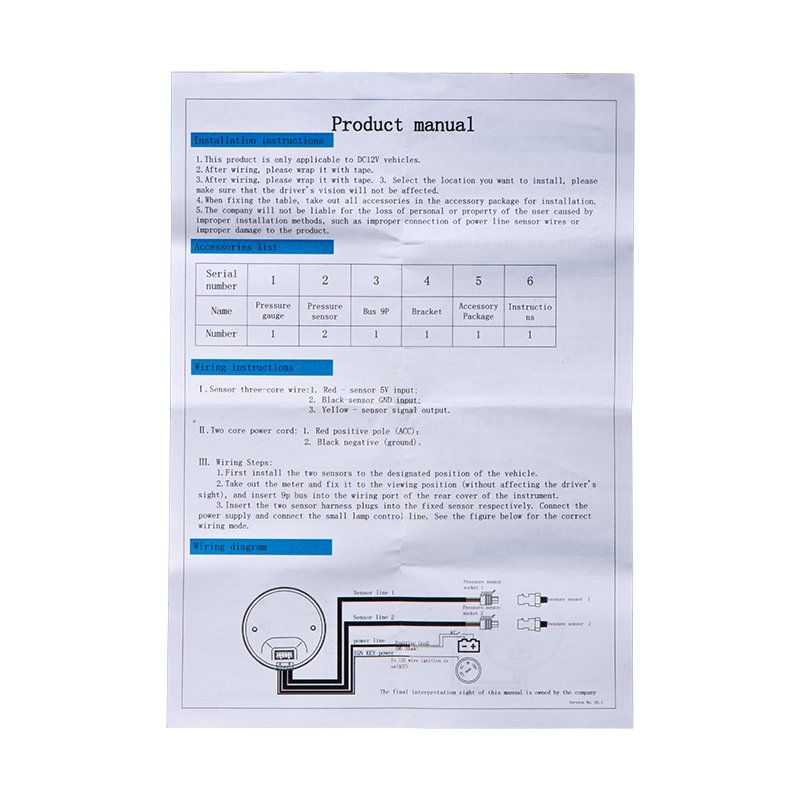 New Dual Air Pressure Gauge 300PSI air suspension Air ride gauge with 2pcs 1/8NPT electrical sensors