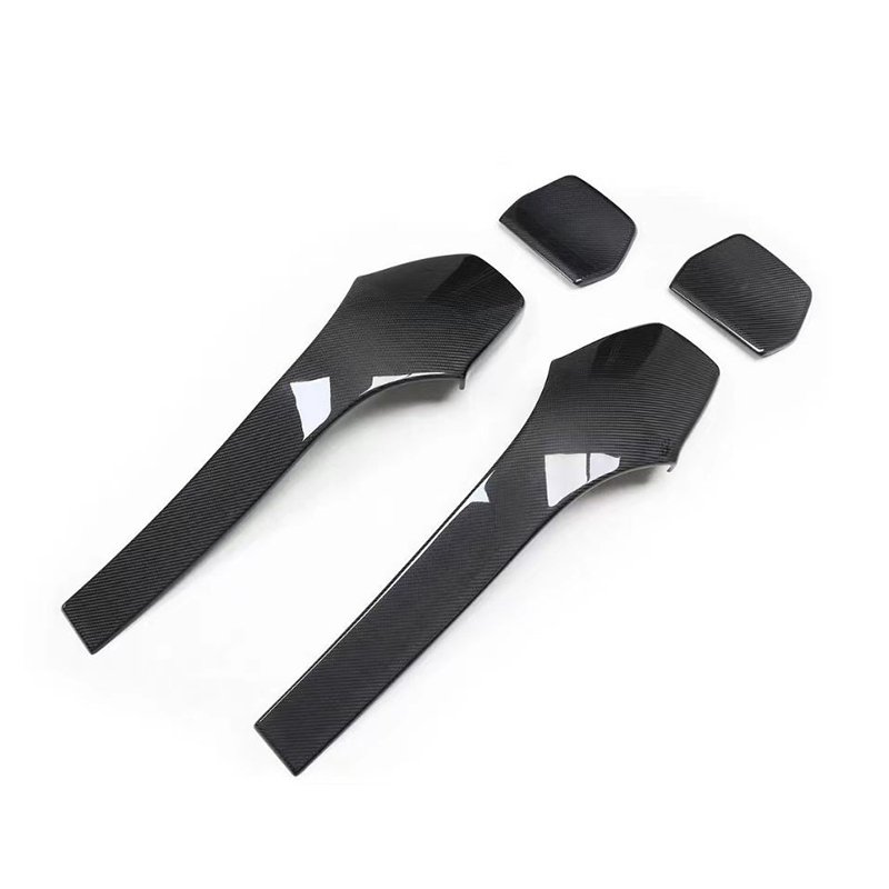 High Quality Seat Back Cover Interior Trims for For BMW F80 M3 F82 F83 M4 Convertible Sedan 2014-2019 Dry Carbon Fiber