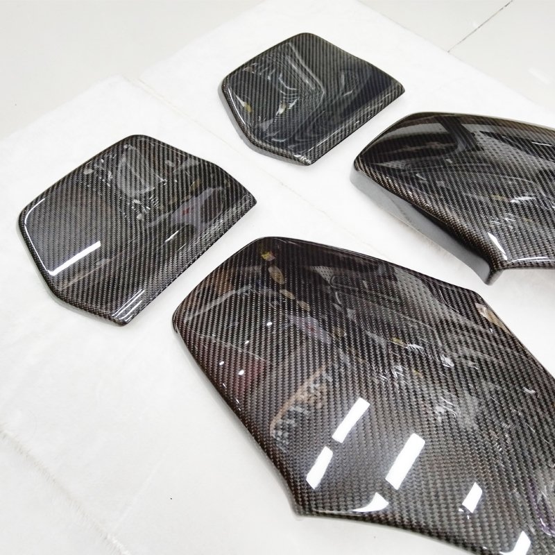 High Quality Seat Back Cover Interior Trims for For BMW F80 M3 F82 F83 M4 Convertible Sedan 2014-2019 Dry Carbon Fiber