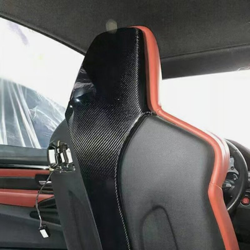 High Quality Seat Back Cover Interior Trims for For BMW F80 M3 F82 F83 M4 Convertible Sedan 2014-2019 Dry Carbon Fiber