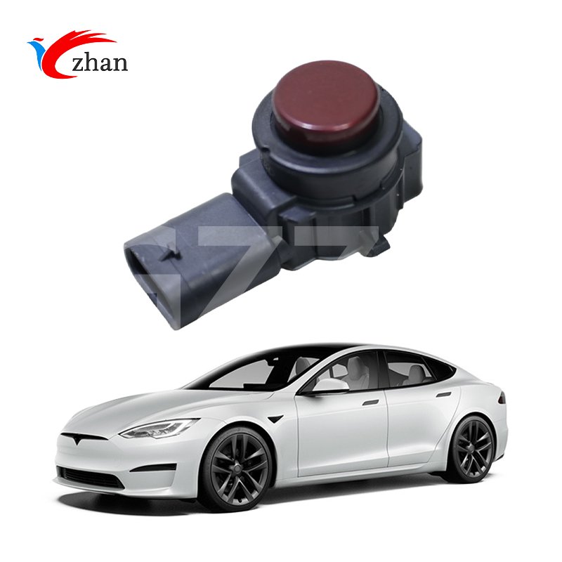 PDC Ultrasonic Parking Sensor Red 1048474-12-A 2017 - 2020 Oem For Tesla Model S X