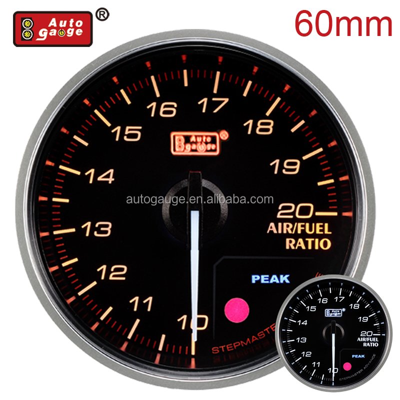 AUTO GAUGE PREMIUM Series 60 mm Electrical Stepper Motor Boost Gauge