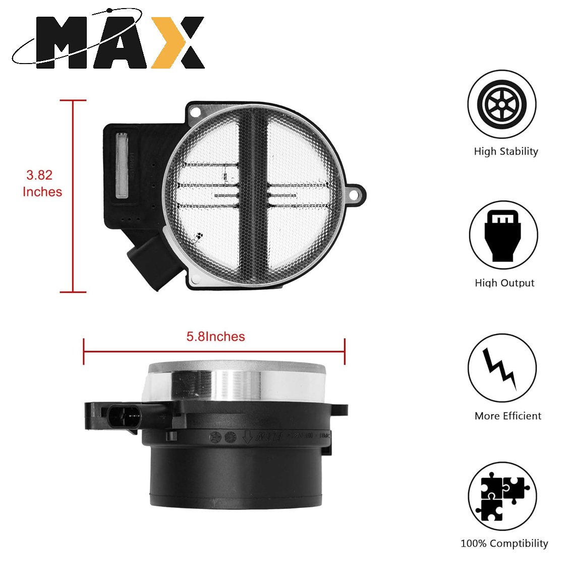 Auto Engine Systems Mass Air Flow Sensor For Toyota Honda VW Nissan BMW Mercedes Audi Range Rover Ford Chevrolet Hyundai Kia MAF