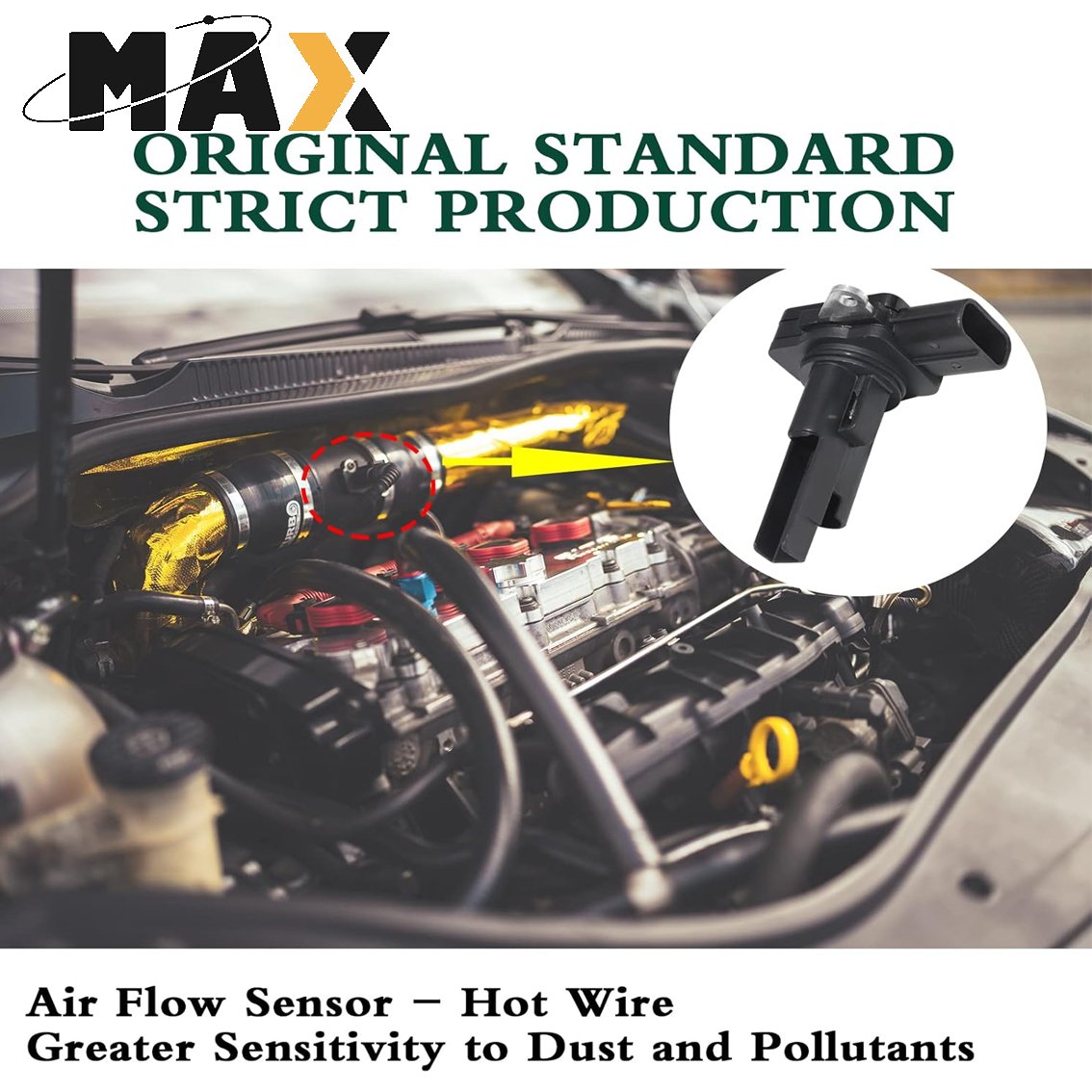 Auto Engine Systems Mass Air Flow Sensor For Toyota Honda VW Nissan BMW Mercedes Audi Range Rover Ford Chevrolet Hyundai Kia MAF