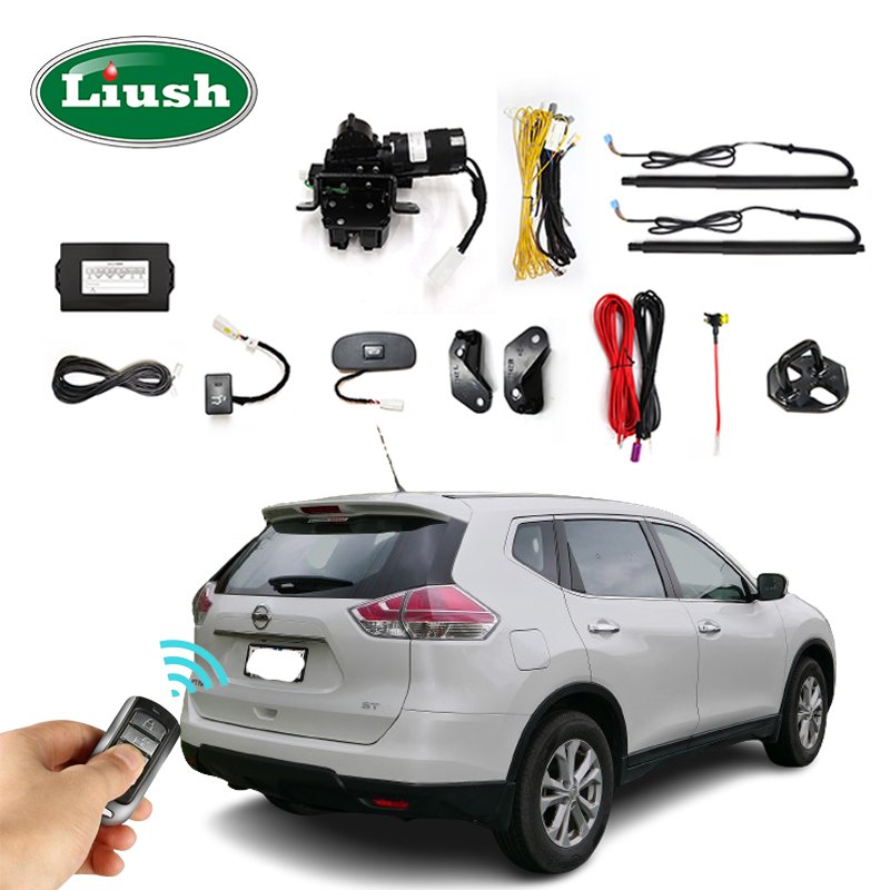 Car Electric Tailgate Upgrade Kit Induction Close Door Lift Car Key Control For Nissan X-Trail T32 With Kick Sensor