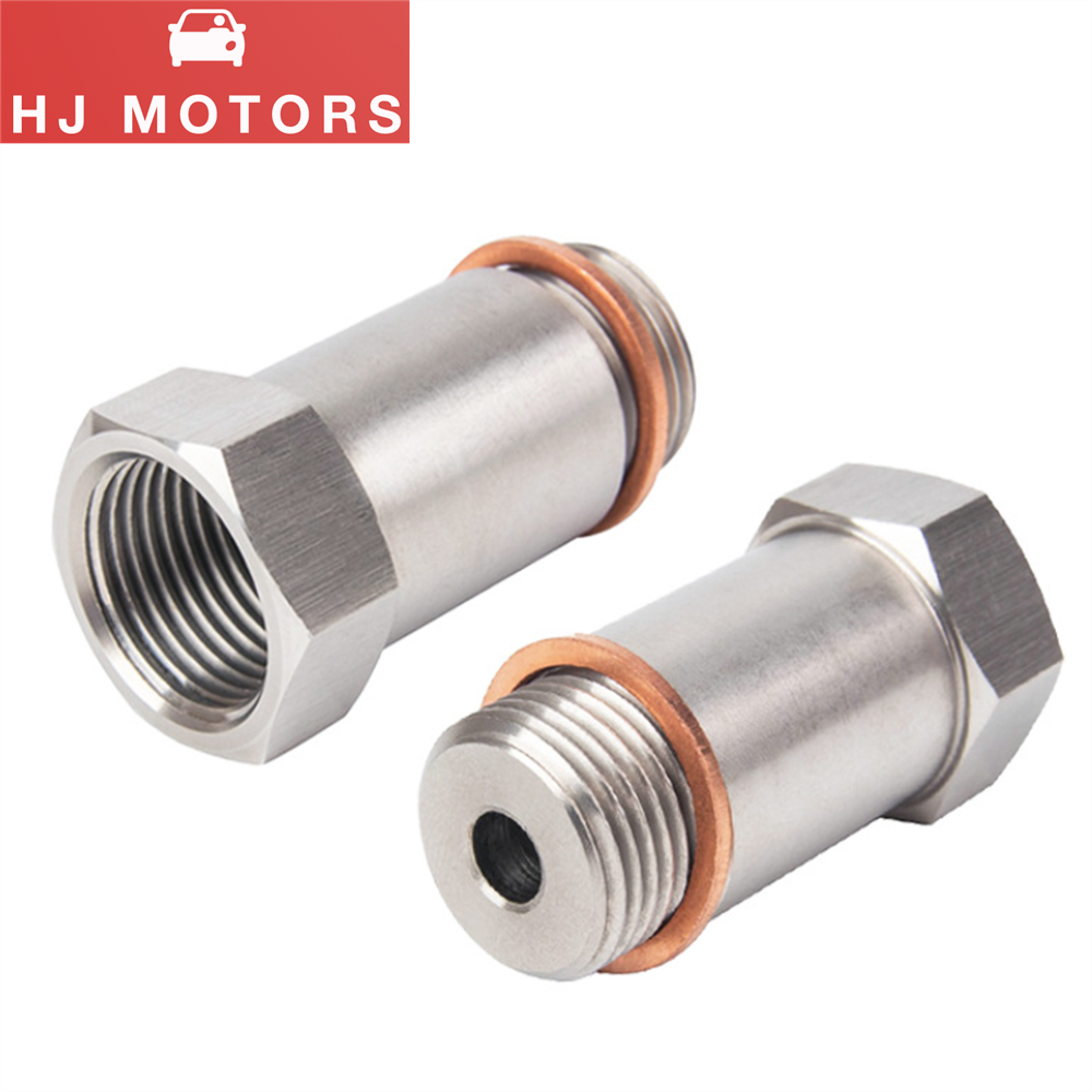 Stainless Steel M18*1.5 Length 45MM Sensor Fitting O2 Oxygen Sensor Bung