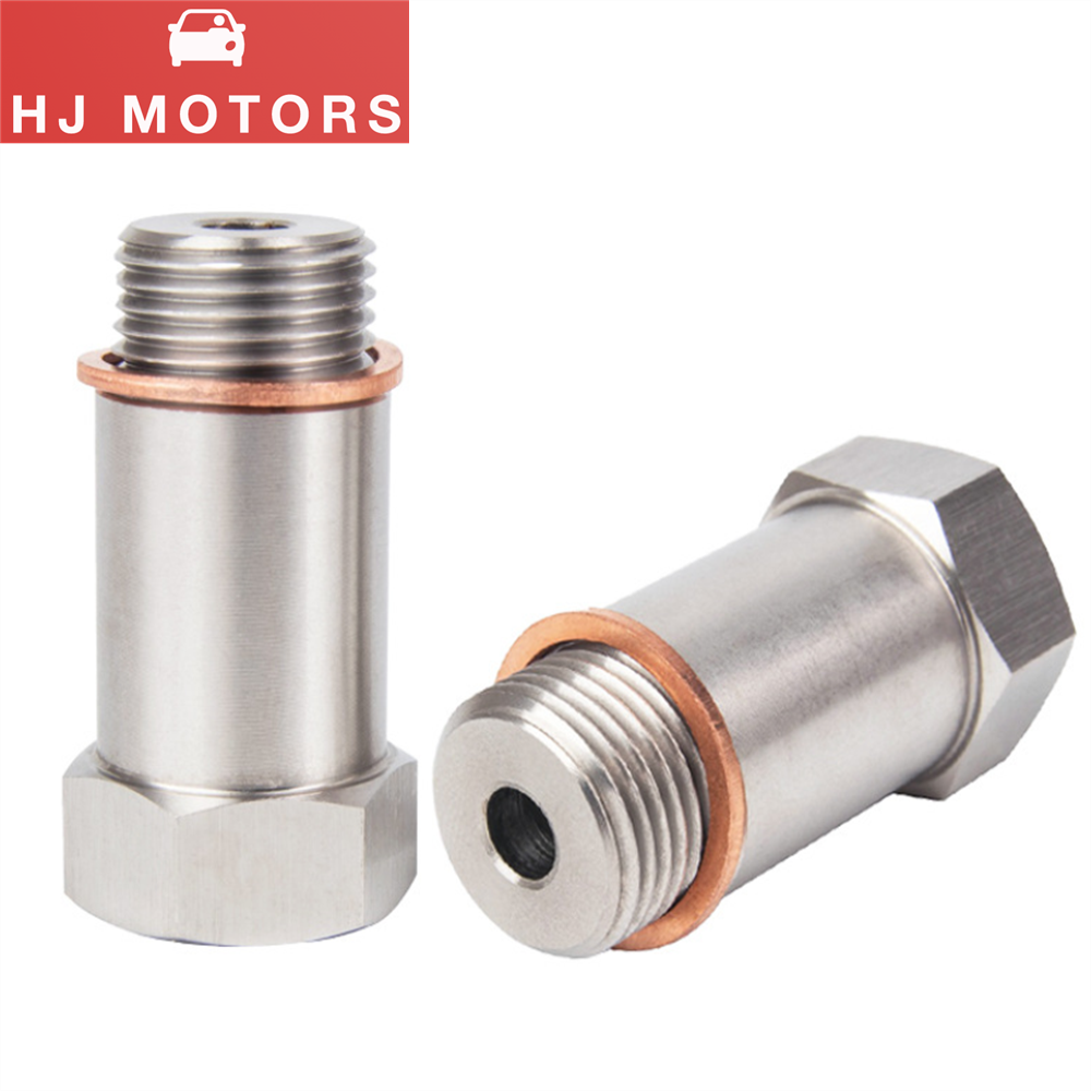 Stainless Steel M18*1.5 Length 45MM Sensor Fitting O2 Oxygen Sensor Bung