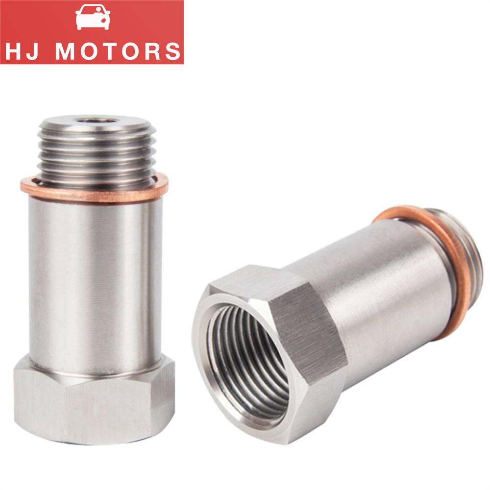 Stainless Steel M18*1.5 Length 45MM Sensor Fitting O2 Oxygen Sensor Bung