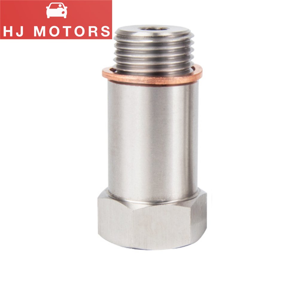 Stainless Steel M18*1.5 Length 45MM Sensor Fitting O2 Oxygen Sensor Bung