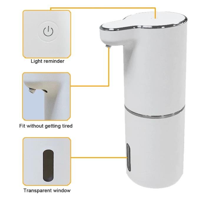 Automatic Liquid Soap Dispenser Touchless Sensor USB Charging Smart Foam Machine Infrared Sensor Soap Dispenser Kitchen Modern
