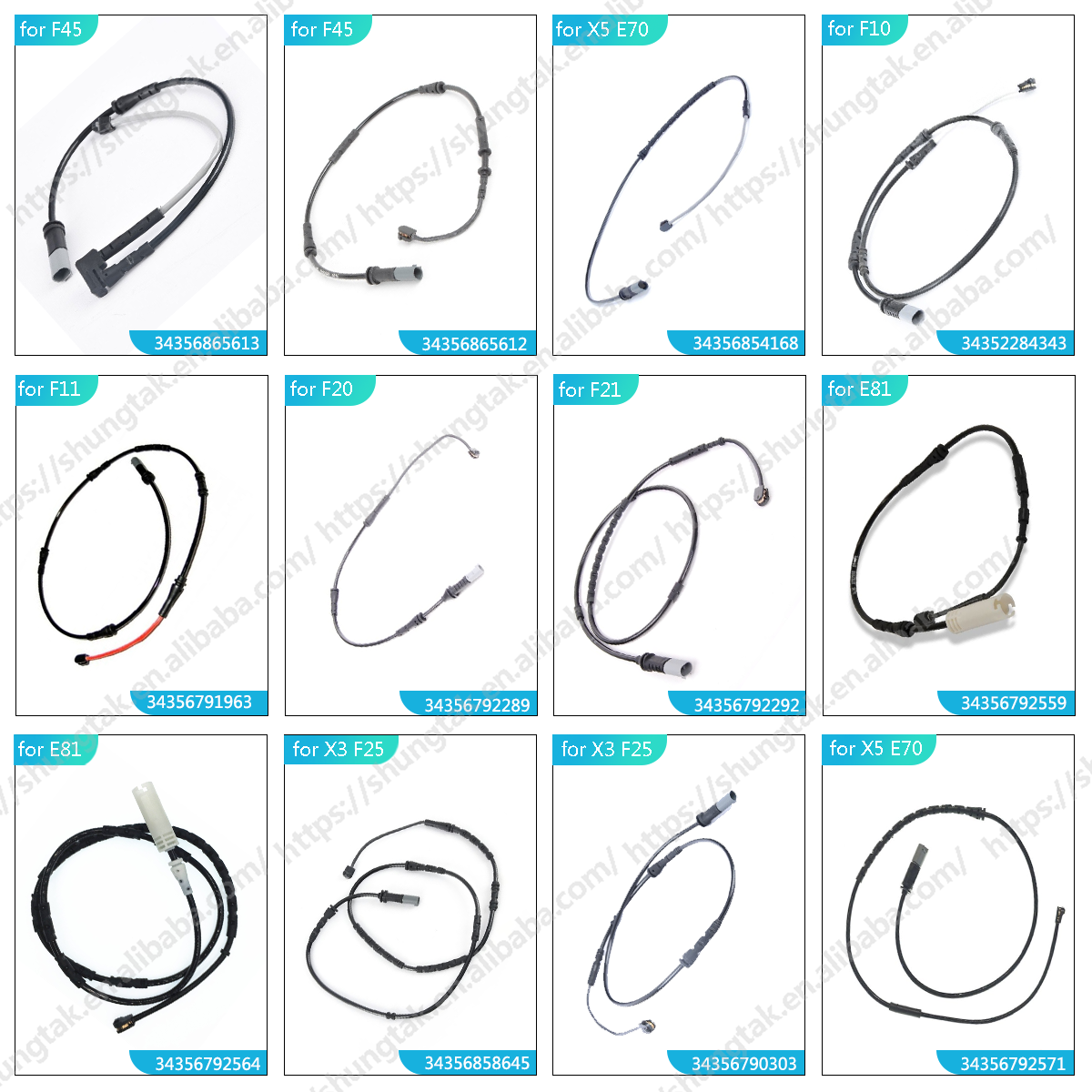 ShungTak Wholesale Brake Pad Wear Sensor Indicator for BMW 5 Series E39 OE 34351163207