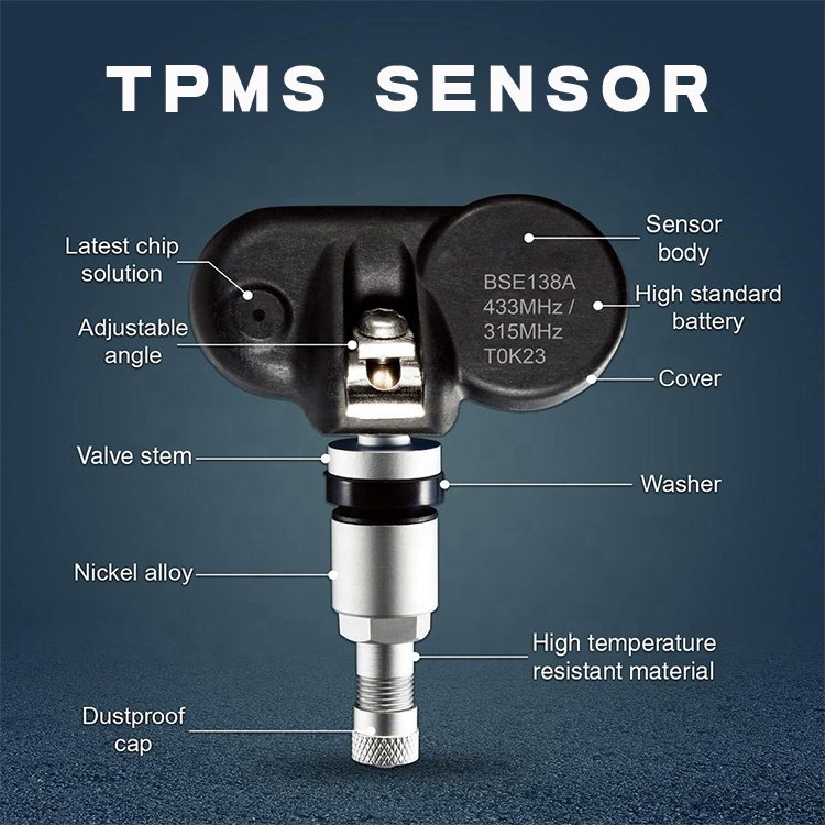 Universal Auto Parts Car TPMS Sensors Tire Pressure Monitoring Sensor For Toyota Honda Nissan Kia Hyundai Mitsubishi
