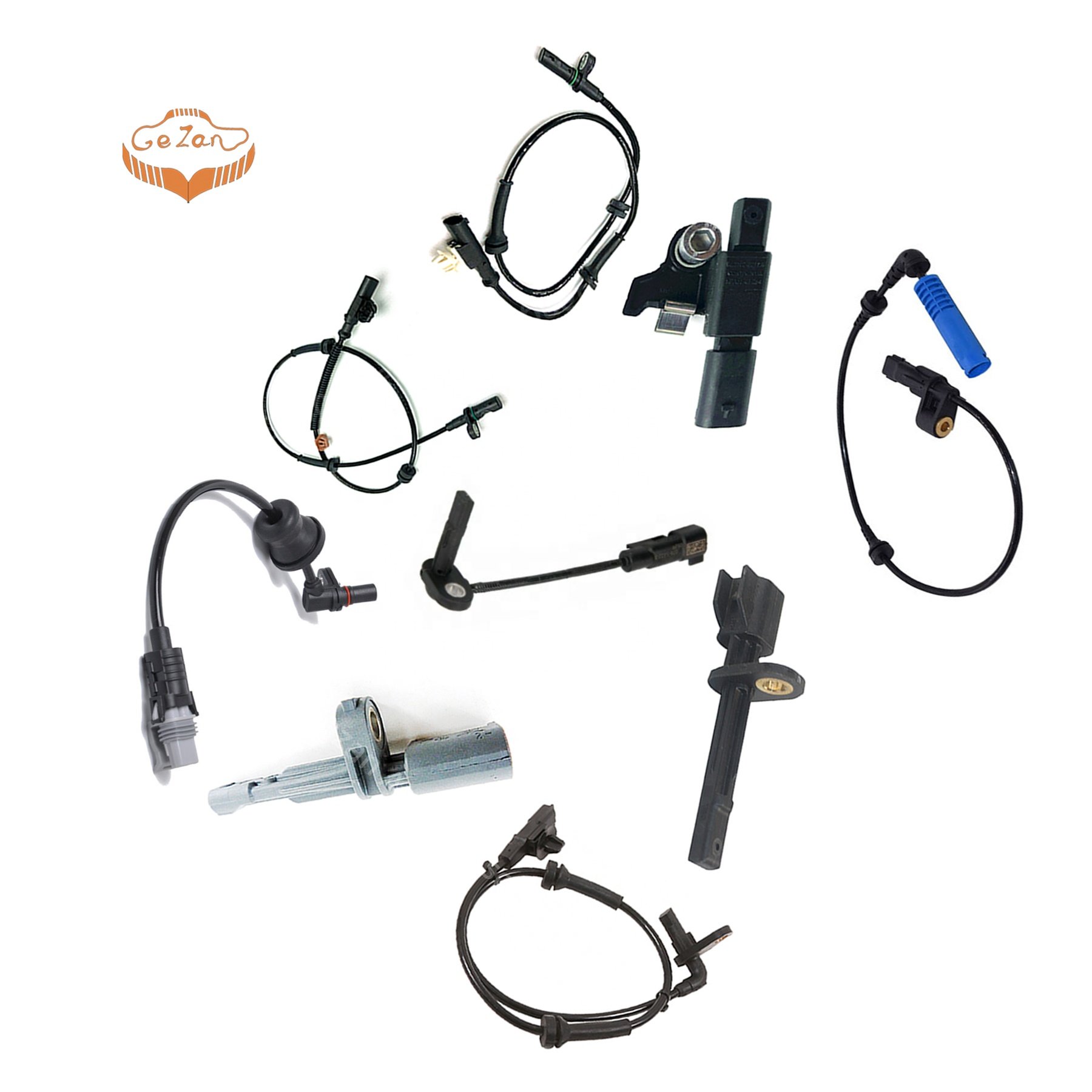 Front Rear Left & Right speed Wheel ABS Auto Speed Sensor Abs1J0927803 1J0927804 1J0927807B For MK4 Golf A3 For TT Beetle