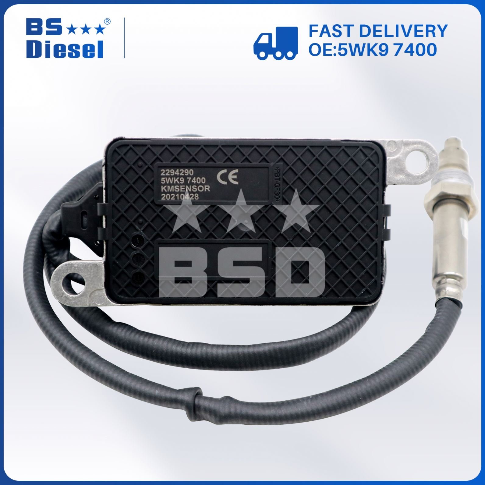 High Durability Car Sensors Nitrogen Oxide Sensor 2294290 5WK9 7400 NOX Sensor 5WK97400 For Sca-nia Euro 6