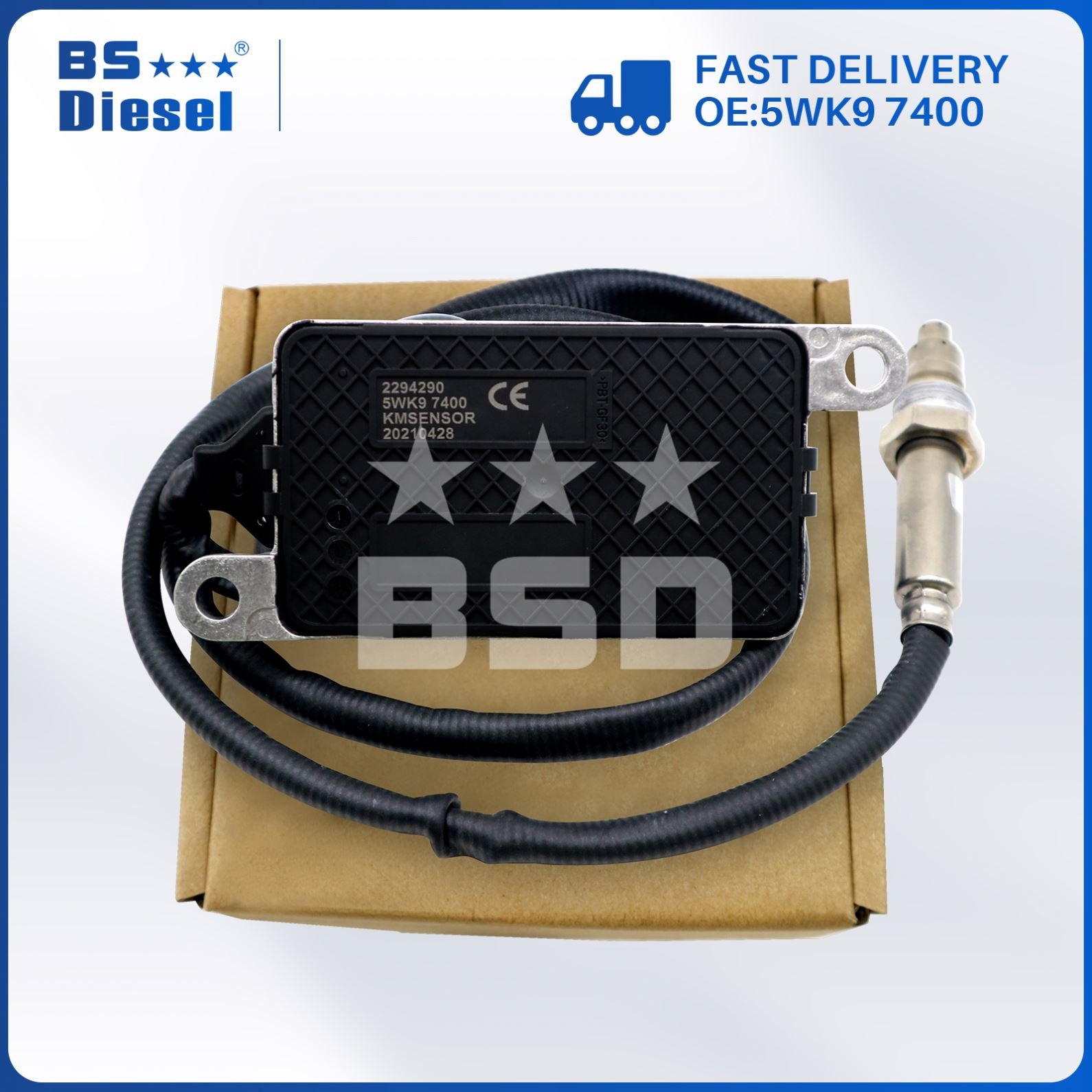 High Durability Car Sensors Nitrogen Oxide Sensor 2294290 5WK9 7400 NOX Sensor 5WK97400 For Sca-nia Euro 6