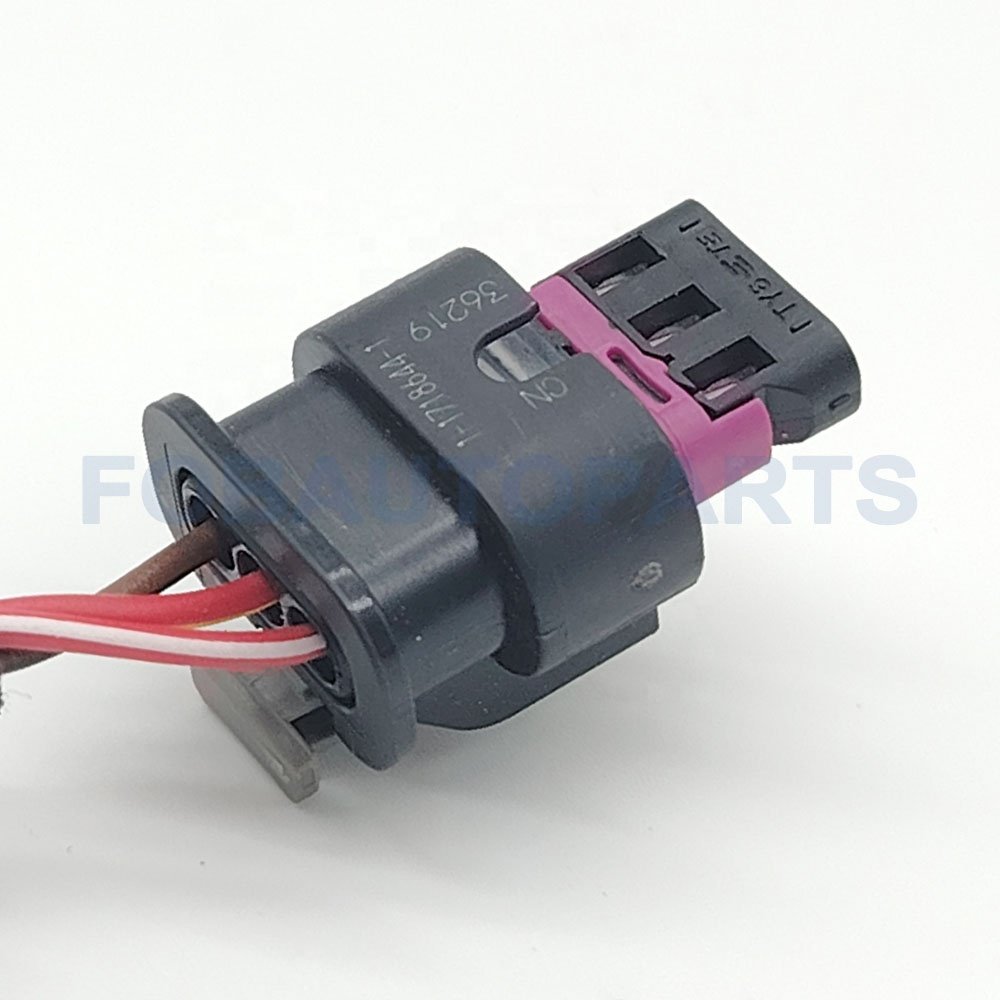 CT3-0037M connector wire 3pin female For VW Radar for VW AUDl VEHICLES 4F0973703 1-1718644-1
