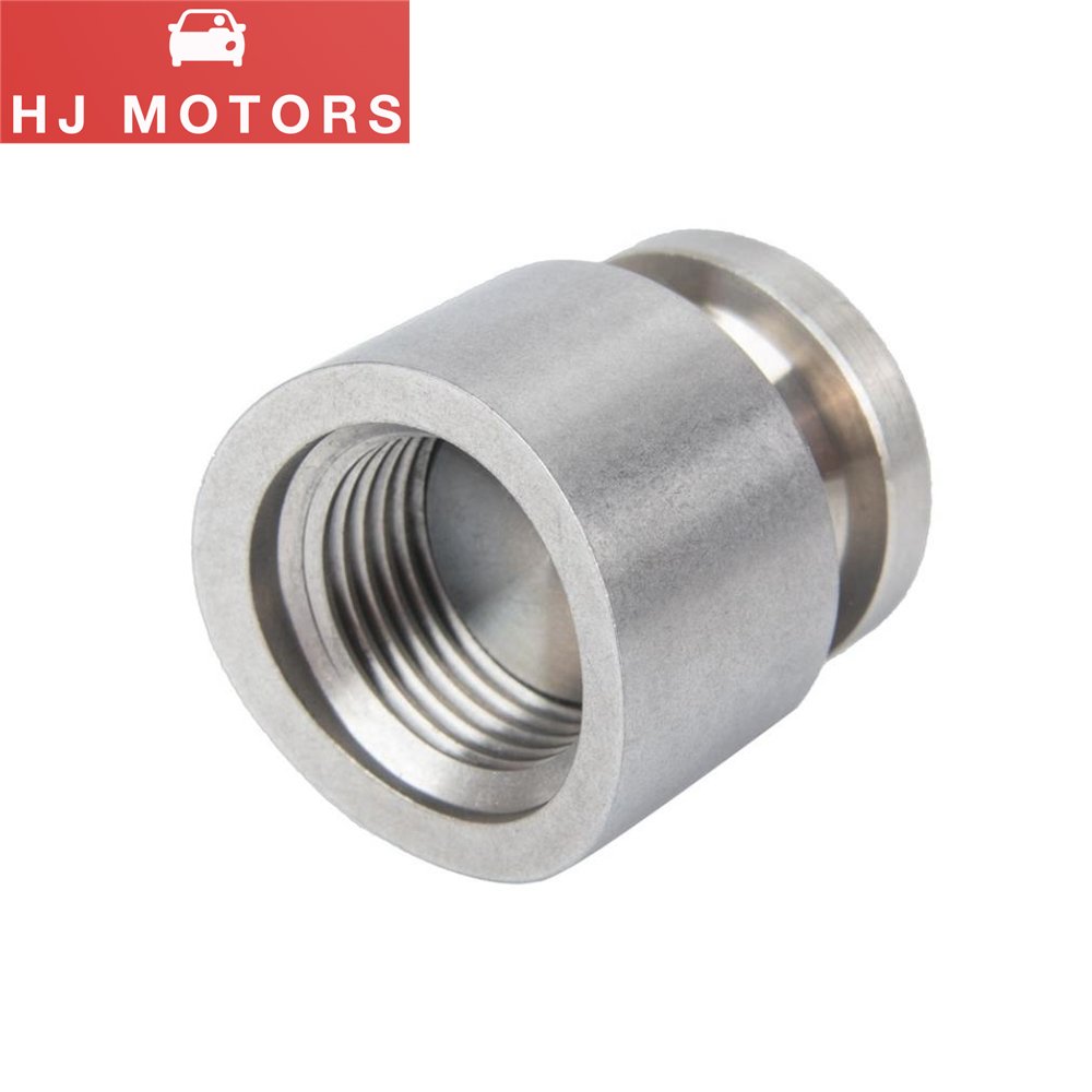 304 Stainless Steel M18*1.5 Weld On Curve Notched Nut Bung Sensor Fitting O2 Oxygen Sensor