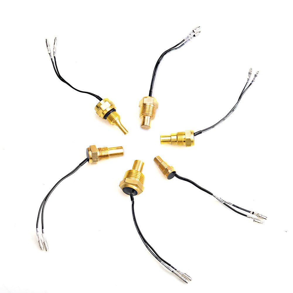 12V/24V Water Temperature Sensor Temp Sender 50K Head Plug 10MM 14MM 16MM For Auto Truck Gauge Electric Meter NPT 3/8 1/8