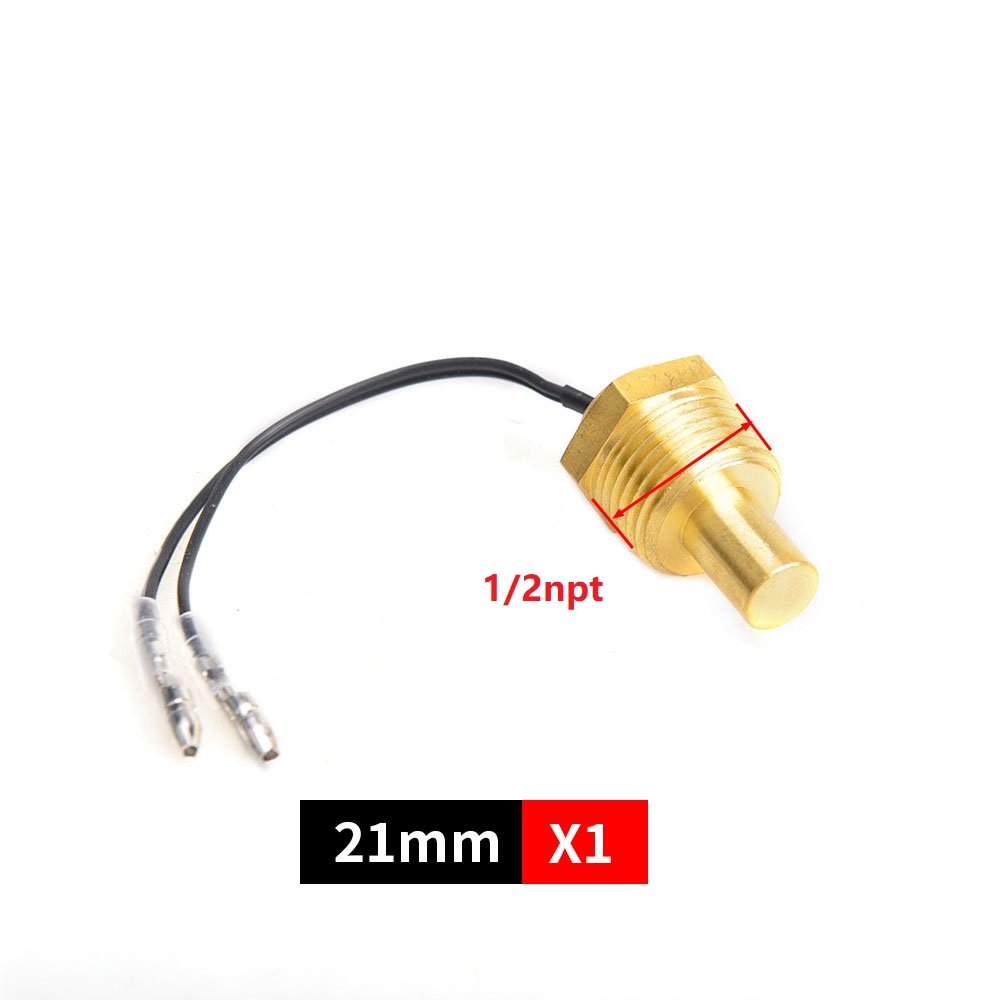 12V/24V Water Temperature Sensor Temp Sender 50K Head Plug 10MM 14MM 16MM For Auto Truck Gauge Electric Meter NPT 3/8 1/8
