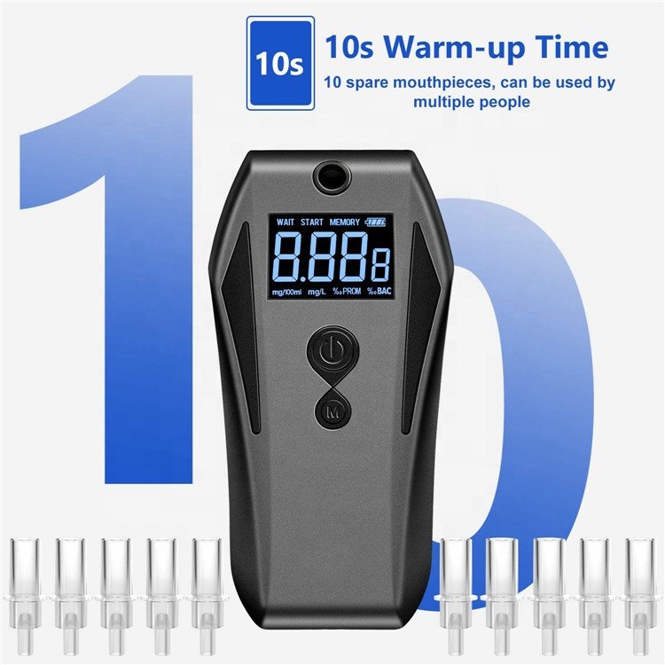 Professional OEM ODM High Precision Alcohol Tester Fuel Cell Sensor Alcohol Breathalyzer