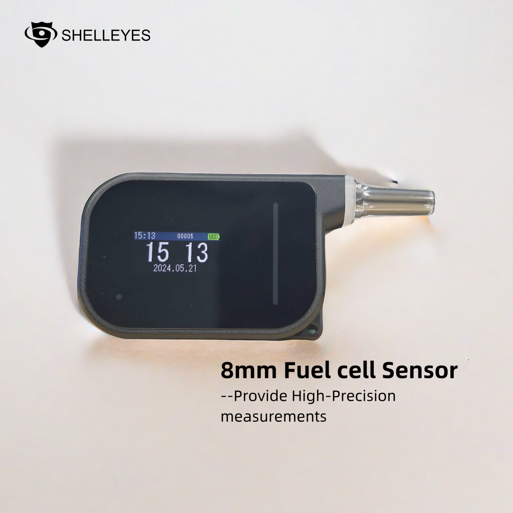 2024 New Design Breath alcohol tester with Bluetooth good Digital Alcohol Tester