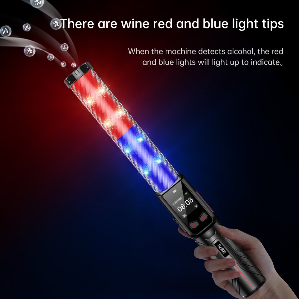 Factory price personal portable digital display breath fuel cell alcohol tester breathalyzer for enterprise