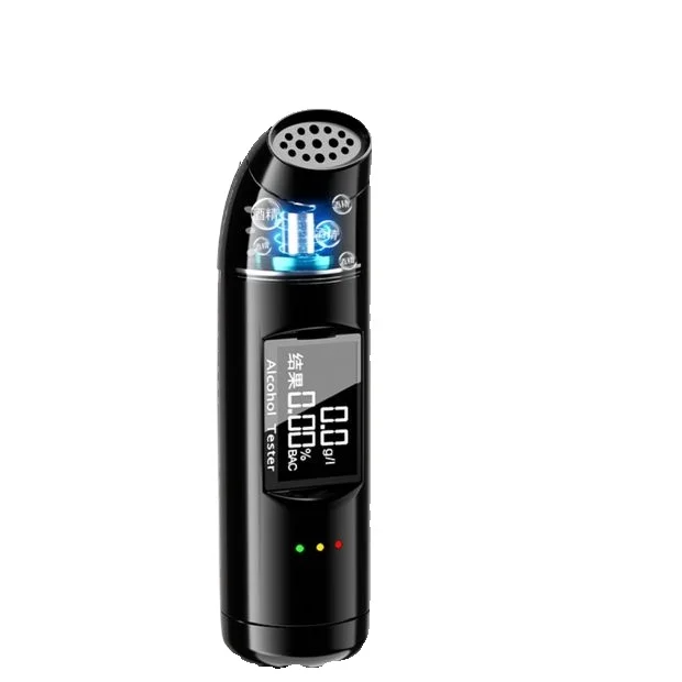 High Precision Portable Digital Breathalyzer Non-Contact Color Alcohol Tester for Personal Use