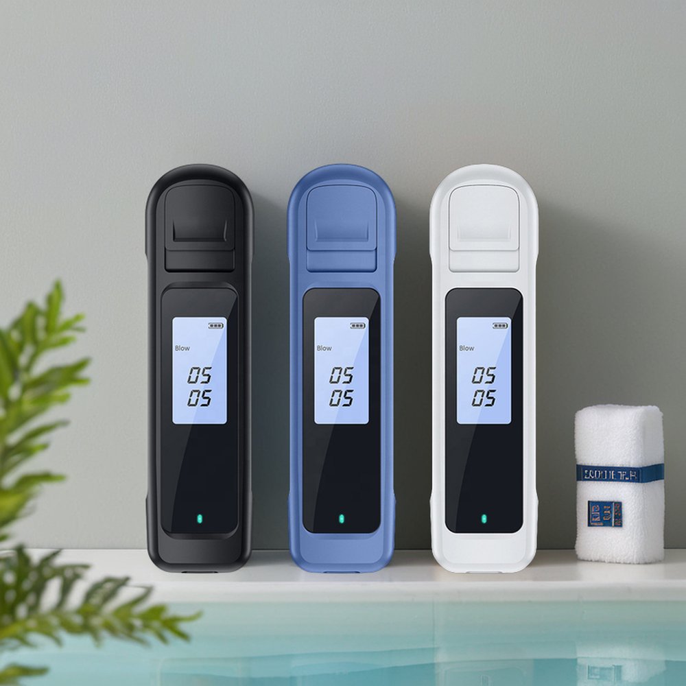 Wholesale OEM ODM Digital LCD Screen Wall Mounted Alcohol Breath Analyser Portable Breath Alcohol Breathalyzer