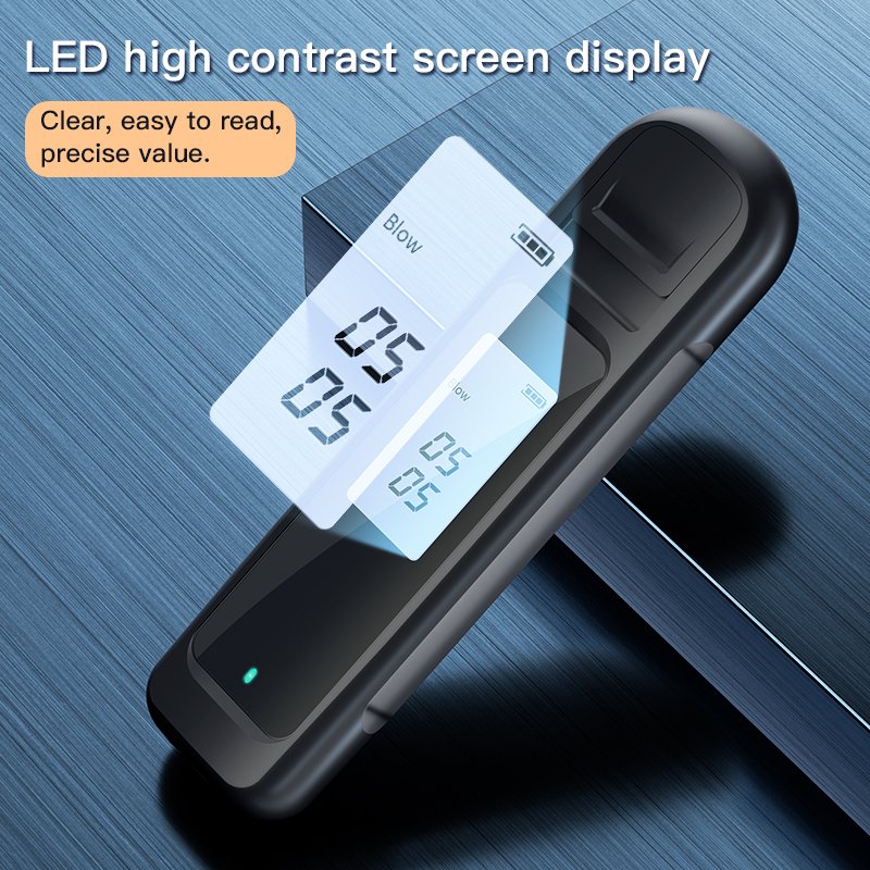 Wholesale OEM ODM Digital LCD Screen Wall Mounted Alcohol Breath Analyser Portable Breath Alcohol Breathalyzer