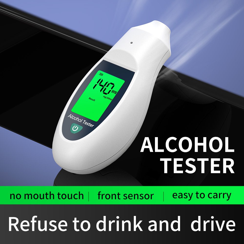 New wholesale highly sensitive handheld accurate quick results mouthpiece alcohol tester breathalyzer