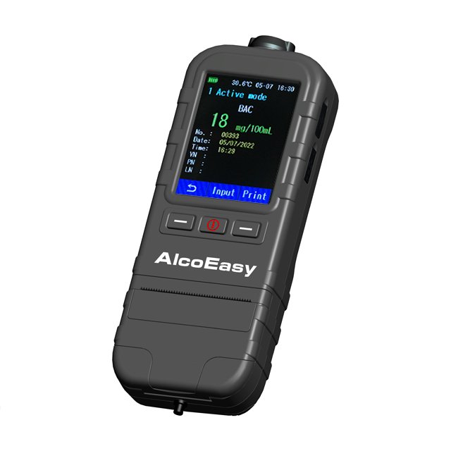 Professional Quick Test Wine Detector Breathalyzer Printable Data Alcohol Tester