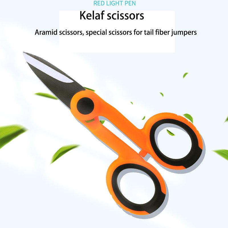 Wholesale FTTH Optical Fiber Fusion Tool Set Miller Fiber Stripping Pliers Kelaf Scissors Cutting Knife Used Connector Type FC