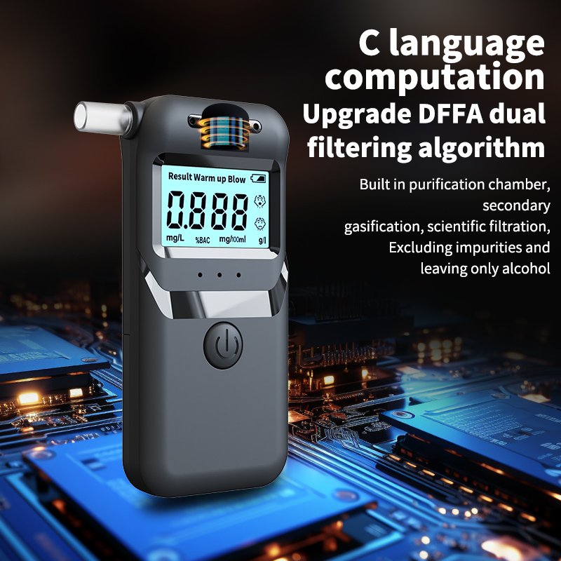 Factory digital display breath alcohol tester portable alcohol tester in car