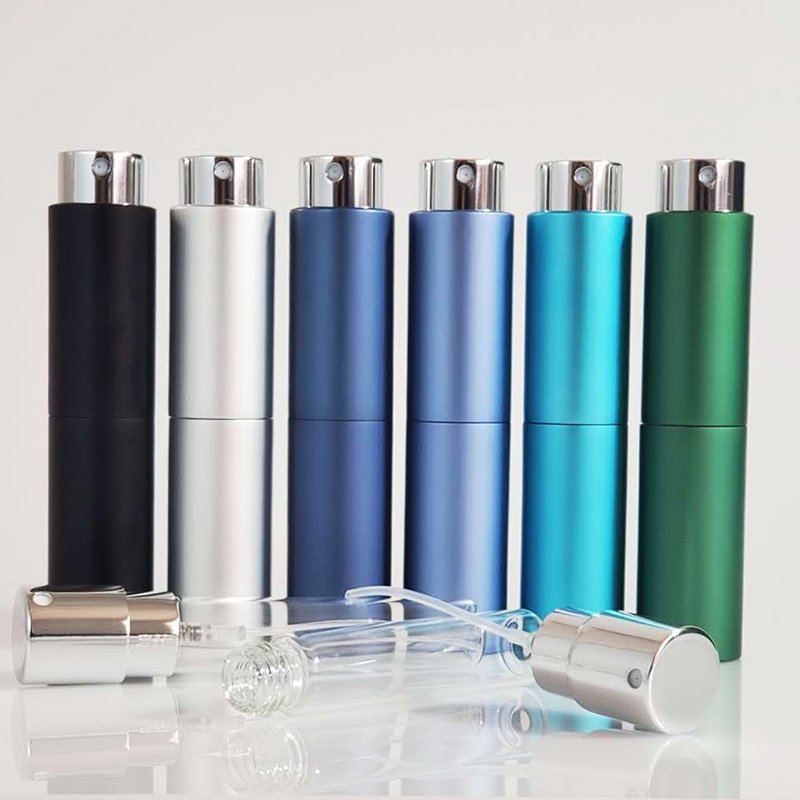 8ml 10ml 15ml 20ml Empty Cute Cylinder Colored Portable Hand Sanitizer Perfume Tester Bottle