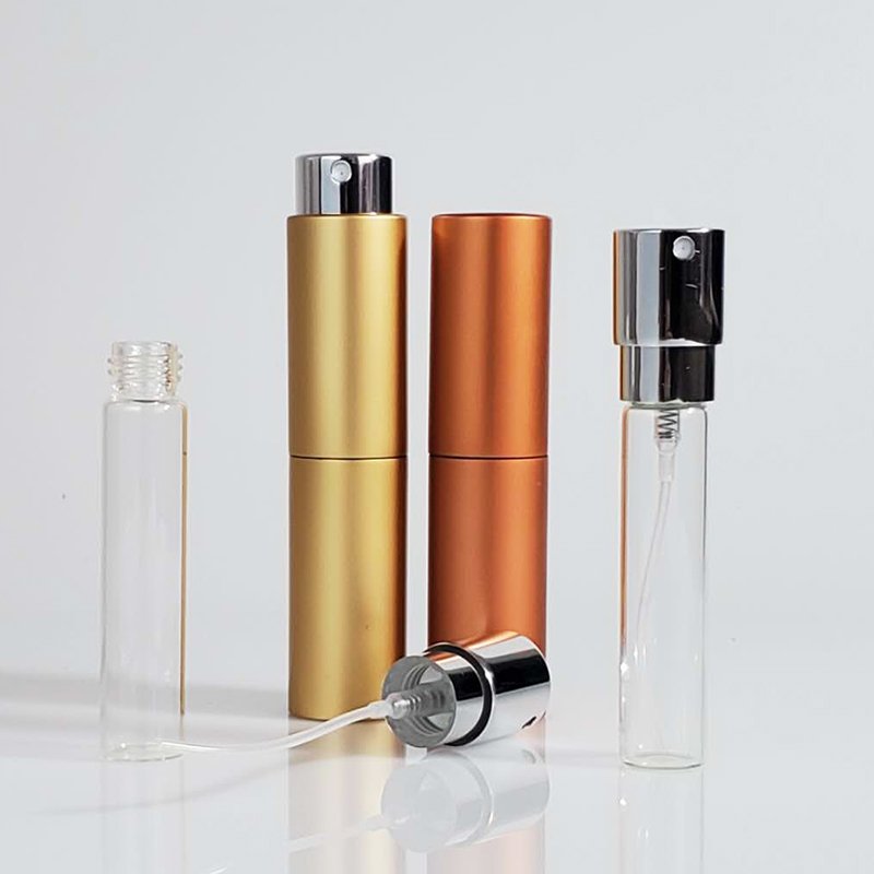 8ml 10ml 15ml 20ml Empty Cute Cylinder Colored Portable Hand Sanitizer Perfume Tester Bottle