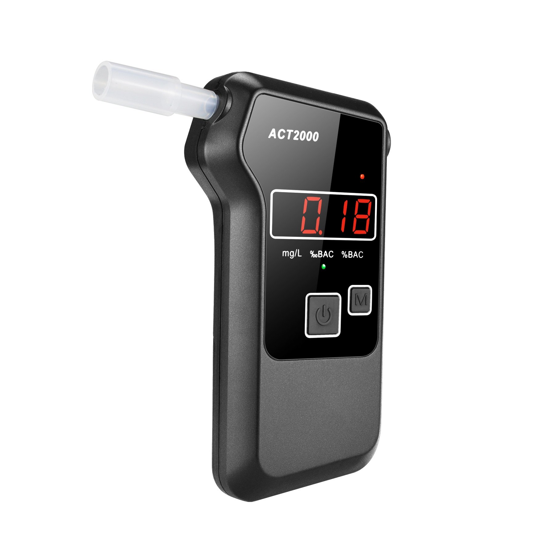 Good sale alcohol test machine factory price personal portable digital display breath fuel cell alcohol tester breathalyzer