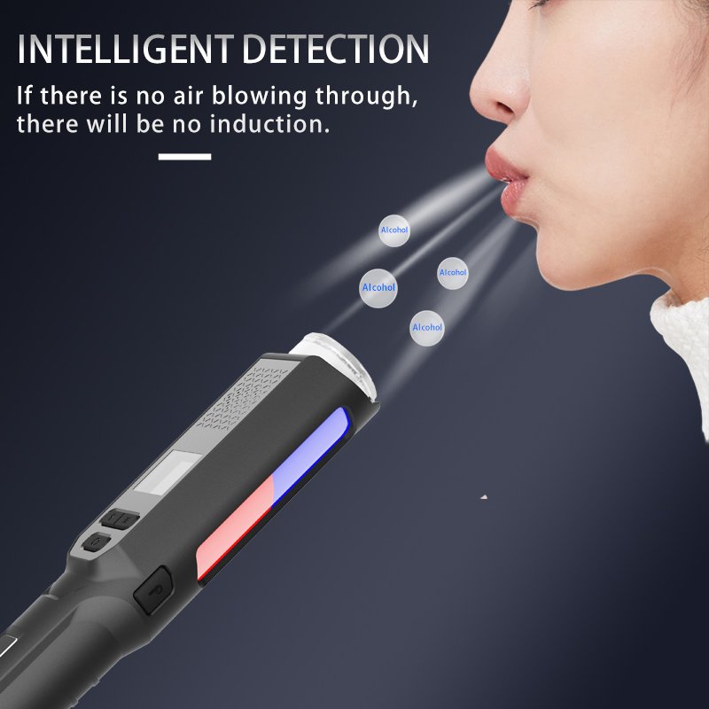 Customizable product logo color language high-precision digital measurement rechargeable handheld alcohol tester