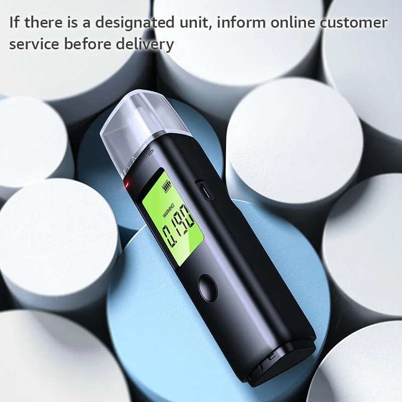Breathalyzer Rechargeable | Professional-Grade Accuracy | Portable Breath Alcohol Tester for Personal & Professional Use Pro