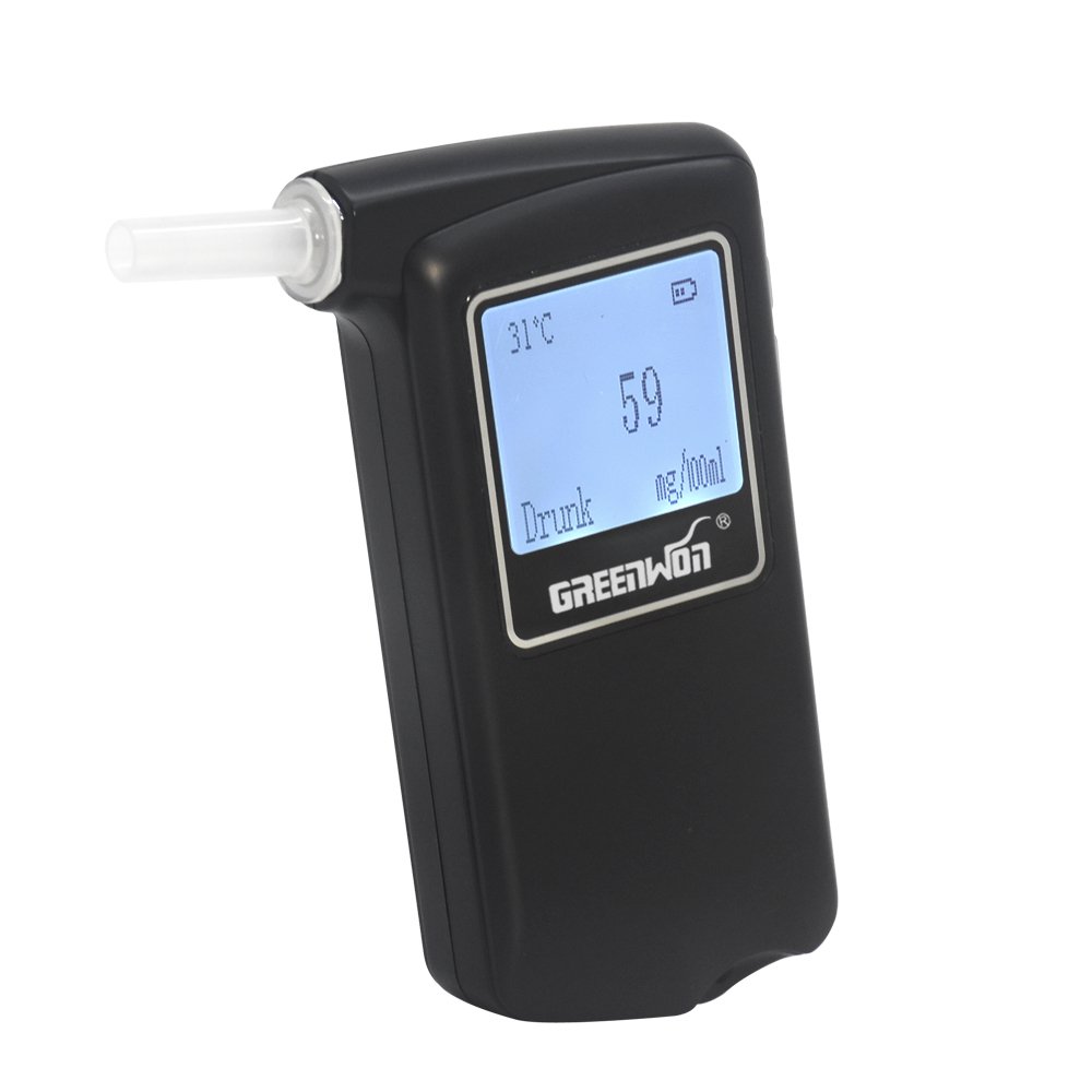 Greenwon Wholesale Fuel Cell Sensor Alcohol Tester/Breathalyzer/Alcometer with CE&ROHS Approved against Drunk Driving