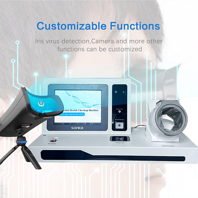 New trend pre work health checkup kiosk alcohol testing professional medical equipment with alcohol testers