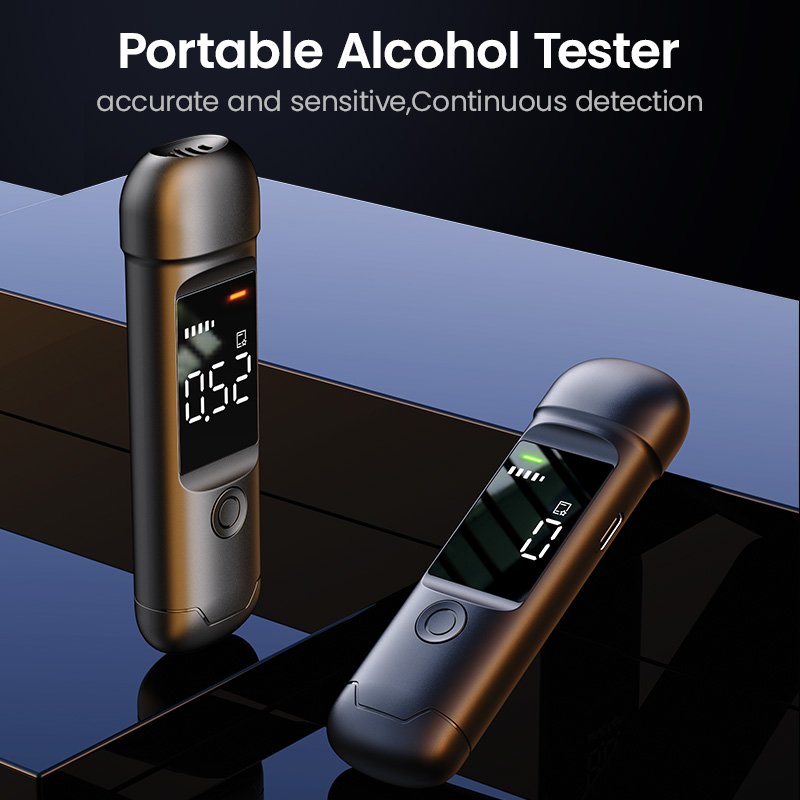 2025 portable alcohol tester breathalyzer for personal use as a gift for Automobile insurance company Car 4S store
