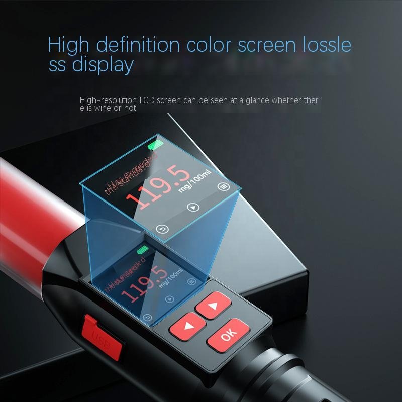 hot sales High precision breathalyzer Breathalyzer breathalyzer for drunk driving tester Generate results in seconds