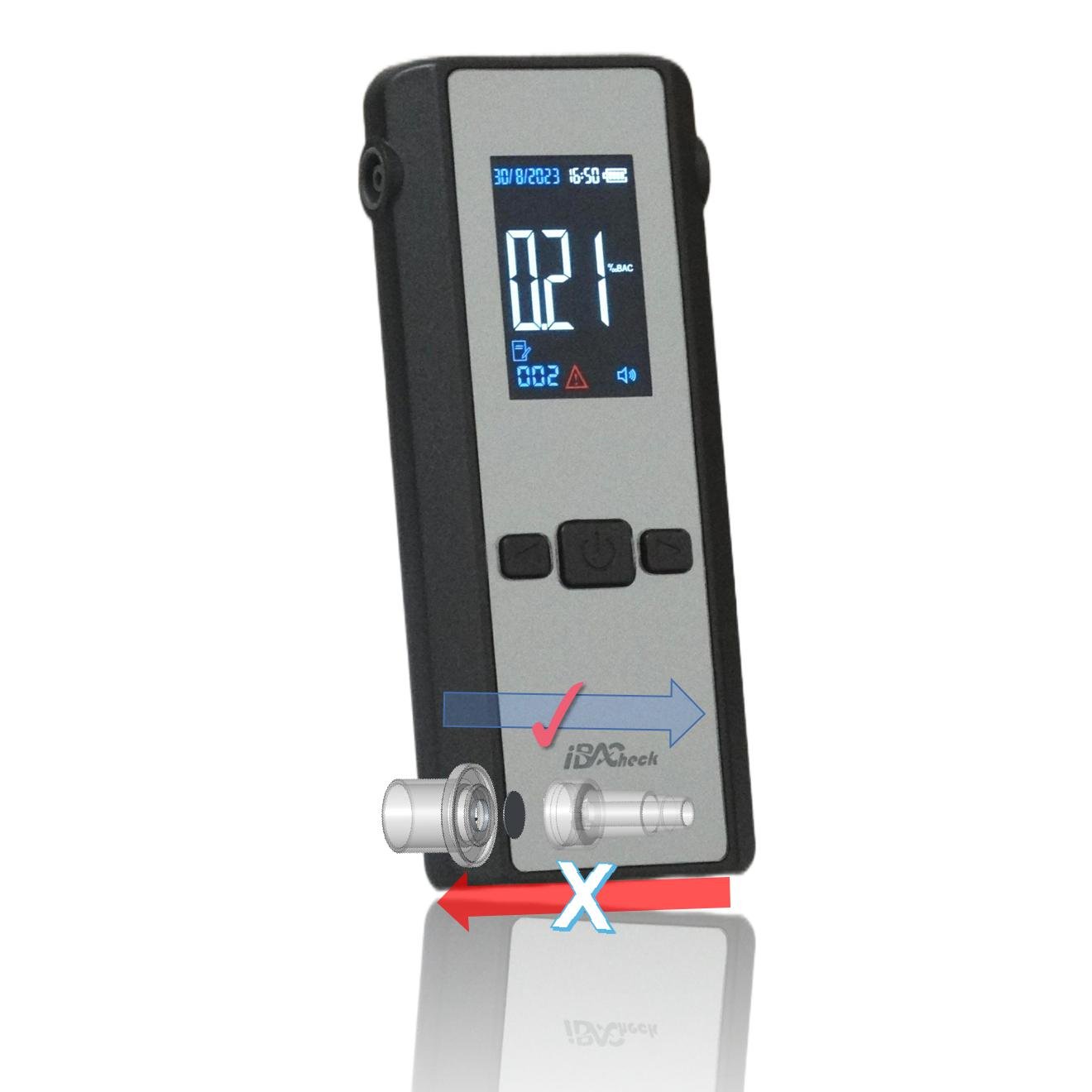 Fuel Cell sensor (13x13mm) alcohol tester AA2098 breathalyzer with voice announcement iBACheck