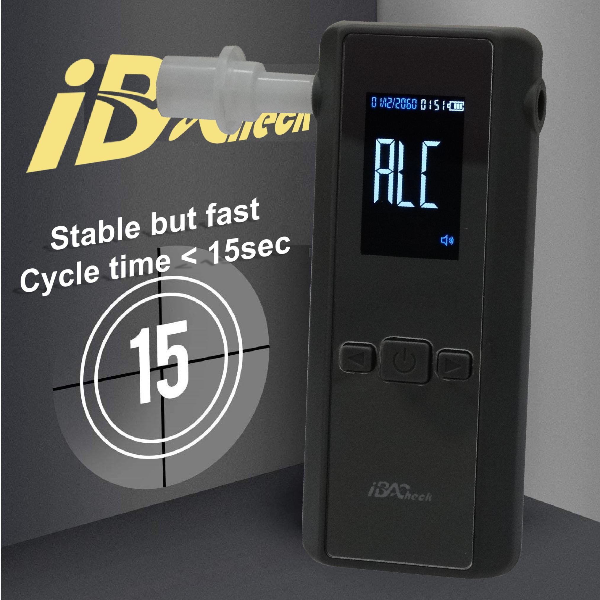 Fuel Cell sensor (13x13mm) alcohol tester AA2098 breathalyzer with voice announcement iBACheck