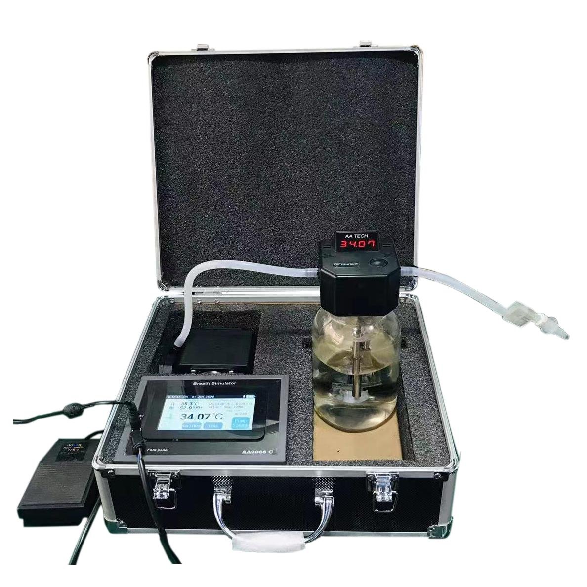 4.3" color Alcohol breath test simulator with touch panel, AA2068 Alcohol Tester